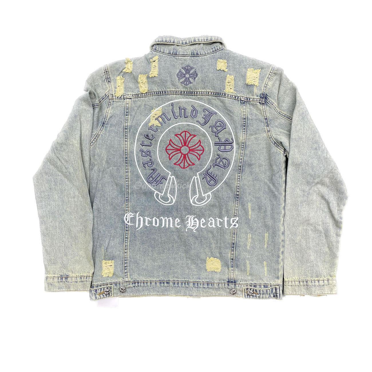 Chrome Hearts Patch Cross Denim (8) - newkick.vip